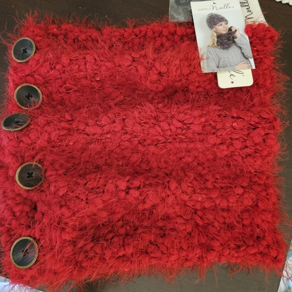 Simply Noelle Accessories - Red Sequin Neck wrap